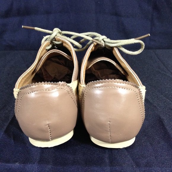 Shoes of Soul-Final Price- Cap & Toe  Brown /Tan Oxfords Sz 8 NEW - Picture 4 of 10